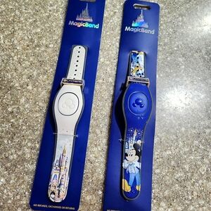 ✨ Walt Disney World 50th Anniversary MagicBands – Set of 2 – Never Used, New